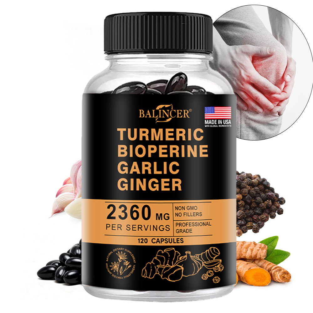 Turmeric Ginger Capsules 2360m - Turmeric Curcumin Capsule ulasan dan harga