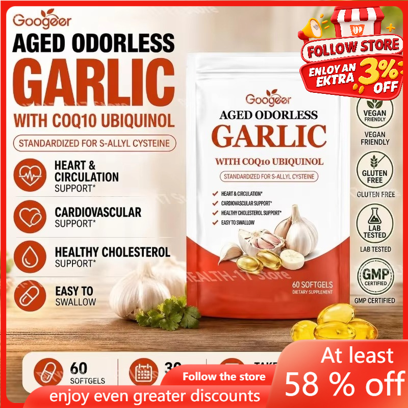 Googeer Aged Odorless Garlic S - Coq10 Ubiquinol Softgel ulasan dan harga