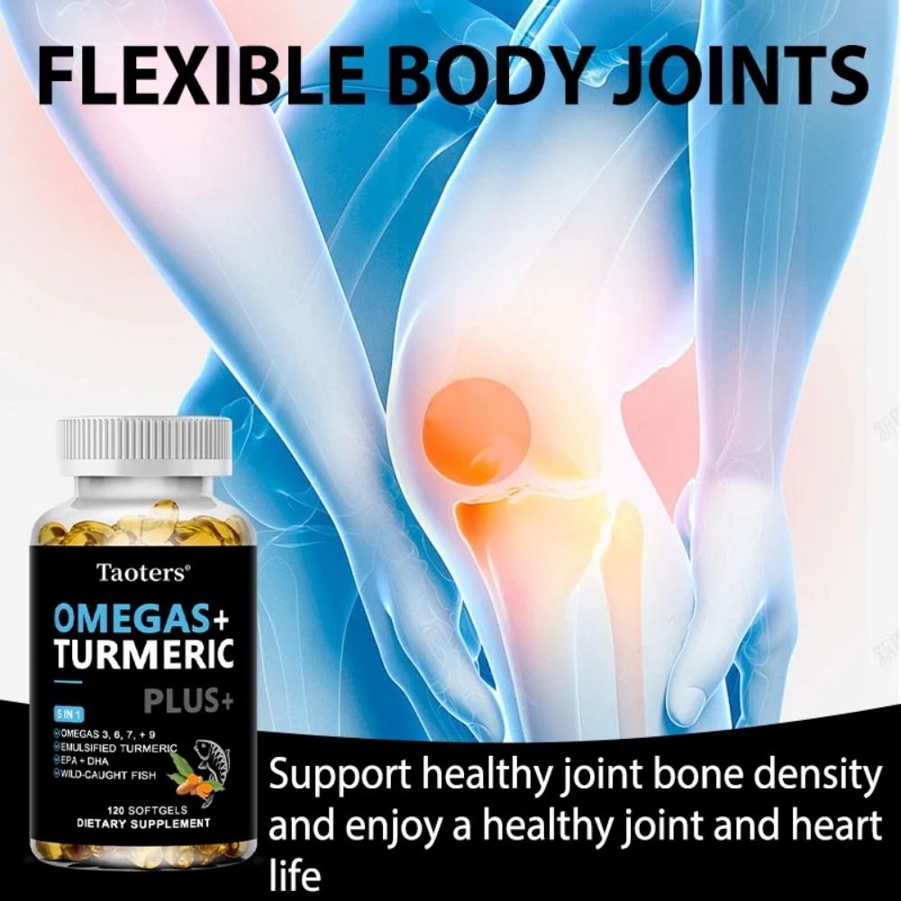 Omega 3 6 9 Supplement Plus -  - Turmeric Curcumin Capsule ulasan dan harga